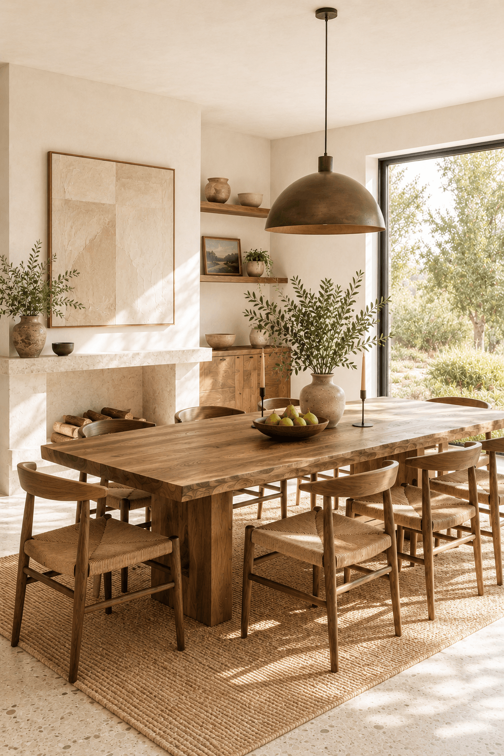 Naturalist dining room